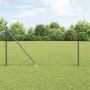 Tvora su stulpais Pilka 1,2 x 25 m Plienas ir PVC