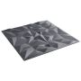 Sienų plokštės 48 pcs Amethyst Pilkas 50 x 50 cm XPS Putplastis