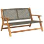 Sodo baldai Pilka 122 x 78 x 73 cm Kietos akacijos mediena