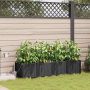 Sodo vazonas 4 pcs Juoda Plienas