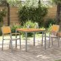 Susilankstantis krėslas 2 pcs Ruda 56 x 57 x 87 cm