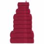 12 dalių rankšluosčių komplektas FROGN bordo spalvos, 360 g/m²