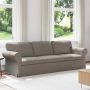 Sofa Taupe 215 x 82 x 80 cm audinys