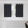 Užtemdymo užuolaidos 2 pcs Tamsiai pilka 140 x 140 cm Aksomas
