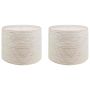 Juto virvė 2 pcs 2 Balta 100% Tossa jutas