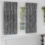 Aksominio tipo užuolaidos 2 pcs Pilka 175 x 140 cm Aksomas