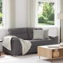 Dvivietė sofa, pilka, 180x81x84 cm, dirbtinė oda