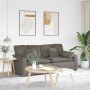 Modulinė sofa su pagalvėlėmis, šviesiai pilka