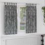 Aksominio tipo užuolaidos 2 pcs Pilka 175 x 140 cm Aksomas