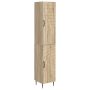 Spintelė 2 pcs Sonoma ąžuolas 33 x 34,5 x 89,5 cm