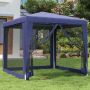 Proginė palapinė su 4 sienomis, mėlyna, 2,5x2,5m, HDPE