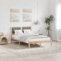 Lovos rėmas Taupe 120 x 190 cm Kietos pušies mediena