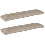 Pallet pagalvių rinkinys 2 pcs Taupe 150 x 40 x 8 cm