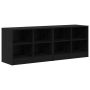 Lovos spintelė su lentyna 2 pcs Juodojo ąžuolo 66 x 33 x 48 cm