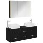 Vonios baldų rinkinys 4 pcs Juodojo ąžuolo