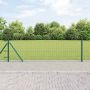 Tvora su stulpais Žalia 0,6 x 25 m Plienas ir PVC