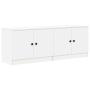 Lovos spintelė 2 pcs Balta 66 x 35 x 48 cm Dirbtinė mediena