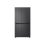 LG Refrigerator | GSBC40EPPE | Energy efficiency class E | Free standing | Side by side | Height 179 cm | No Frost system | Fridge net capacity 423 L | Freezer net capacity 241 L | Display | 36 dB | Black