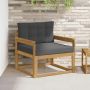 Lauko Vidurinis Sofa Poliesteris Balta