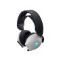 Dell Gaming Headset | Alienware Tri Mode AW725H | Bluetooth | Over-Ear | Microphone | Lunar Light | Noise canceling | Wireless