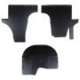 Automobilių kilimėlis 3 pcs Juoda VW T5 , T6 , MULTIVAN TPE