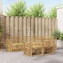 Lauko sofos komplektas 7 pcs Balta 249 x 130,5 x 73 cm