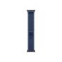Apple 49mm Blue/Bright Blue Trail Loop - M/L - Black Titanium Finish | Apple