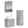 Vonios baldų rinkinys 4 pcs Betono pilka