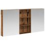 Vonios spintos komplektas su lentyna 3 pcs 140 x 14,5 x 70 cm