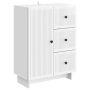 Kabalas Itin blizgi balta 66 x 34,5 x 90 cm Apdirbta mediena