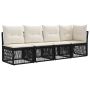 4 vietų sofa su kairiuoju porankiu 4 pcs 4-Vietų skaičius Juoda