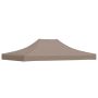 Proginės palapinės stogas, taupe spalvos, 4,5x3m, 270 g/m²