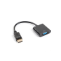 Lanberg Adapter Cable DisplayPort to VGA, 20 cm | AD-0002-BK