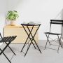 Bistro stalas Antracitas Ø 50 x 71 cm Miltelinis plienas