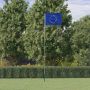 Europos vėliava su stiebu, aliuminis, 5,5m