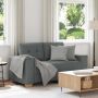 Dvivietė sofa, tamsiai pilka, 160x77x82 cm, audinys