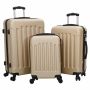 Lagaminas 3 pcs šampano 50 x 31 x 78 cm ABS plastikas