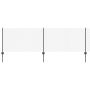 Tvora su stulpais Pilka 0,8 x 10 m Plienas ir PVC