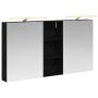 Vonios spintos komplektas su lentyna 3 pcs 130 x 14,5 x 70 cm
