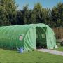 Šiltnamis su plieno rėmu, žalios spalvos, 8x3x2m, 24m²