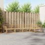 Lauko sofos komplektas 5 pcs Balta 329 x 170,5 x 73 cm