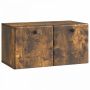 Sieninė TV spintelė Dūminio ąžuolo 59,5 x 31 x 30 cm
