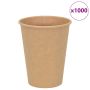 Popieriniai kavos puodeliai, 1000 vnt., 12 uncijų, 300 ml, rudi