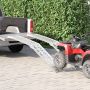 Motosiklo rampos 680 kg 2 pcs Sidabro 222 x 28 x 5 cm Aliuminis