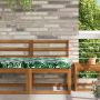 Lauko sofa pagalvėlė Lapų raštas 60 x 60 x 8 cm Poliesteris