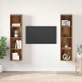 TV spintelių komplektas 2 pcs Ruda 37 x 37 x 142,5 cm