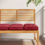 Pagalvėlė 2 pcs Vyno raudona 40 x 40 x 8 cm Oksfordo audinys