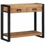 Konsolinis stalas Ruda 90 x 33 x 75 cm Kietos akacijos mediena