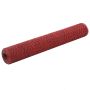 Vielos tinklas su PVC danga, raudonas, 25x1m