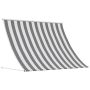 Pavėsinė Antracito ir baltos 150 x 150 cm